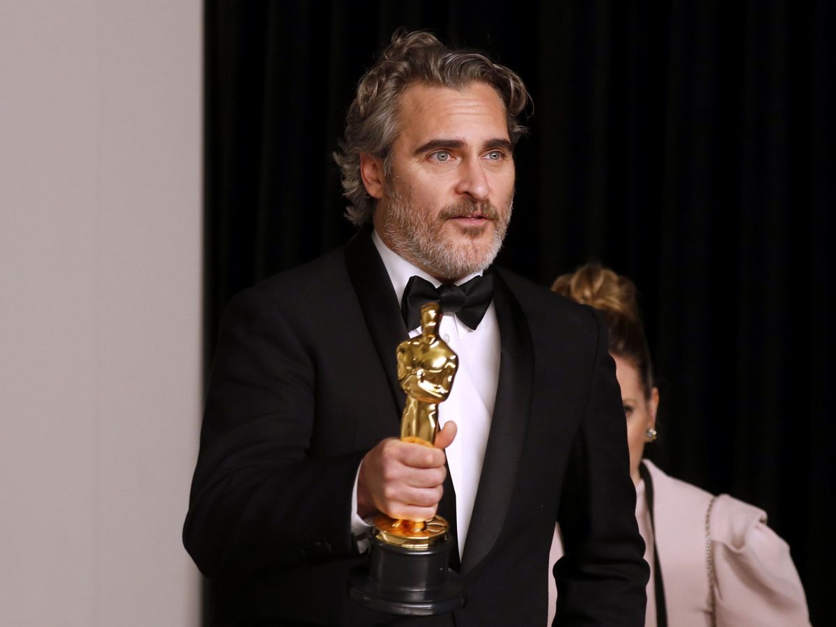 Foto: Joaquin Phoenix, en los Premios Oscar 2020 (EFE)
