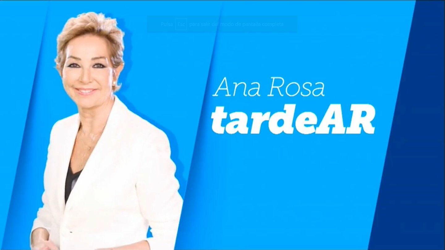 Ana Rosa presentará 'TardeAR'. (Telecinco)