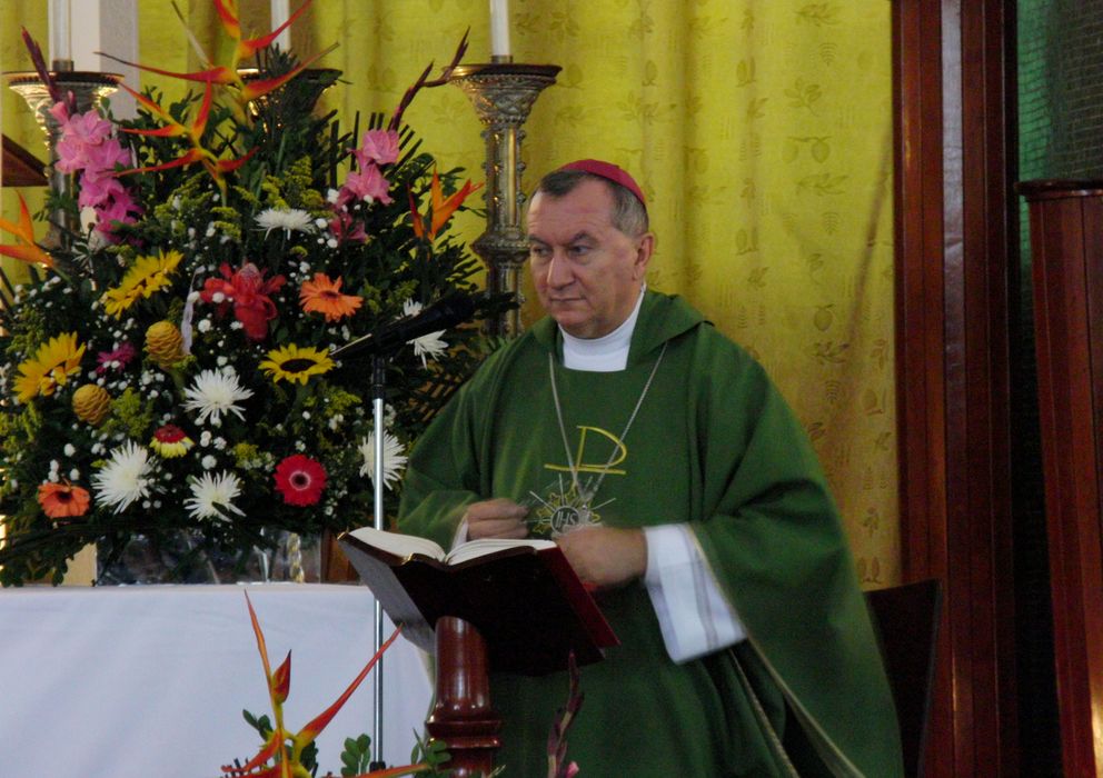 Foto: El nuncio apostólico de Venezuela, Pietro Parolin
