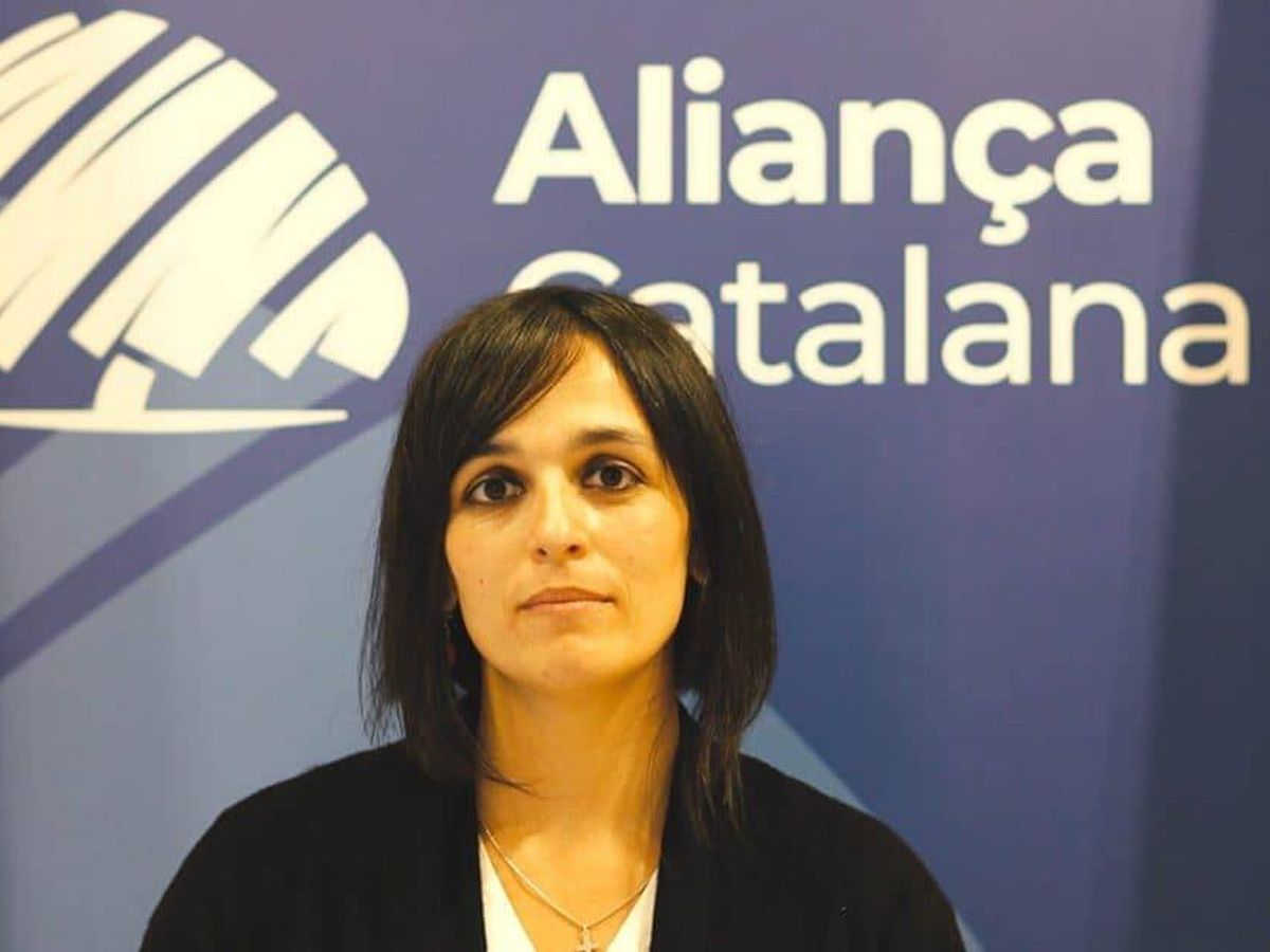 Foto: Slívia Orriols, cabeza de lisa de Aliança Catalana en Ripoll. (EC)
