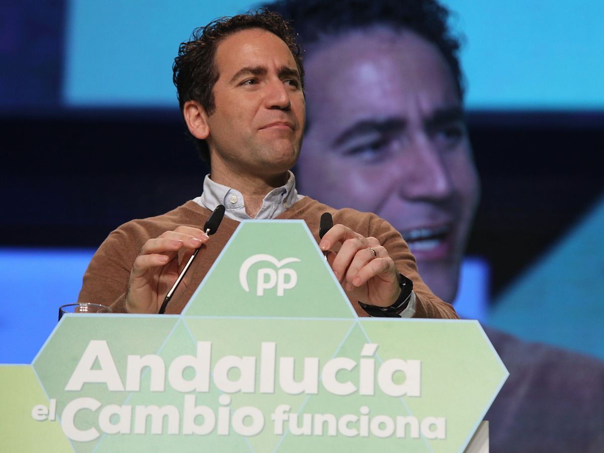 Foto: Teodoro García Egea en el congreso del PP en Andalucía. (EFE/Pepe Torres)