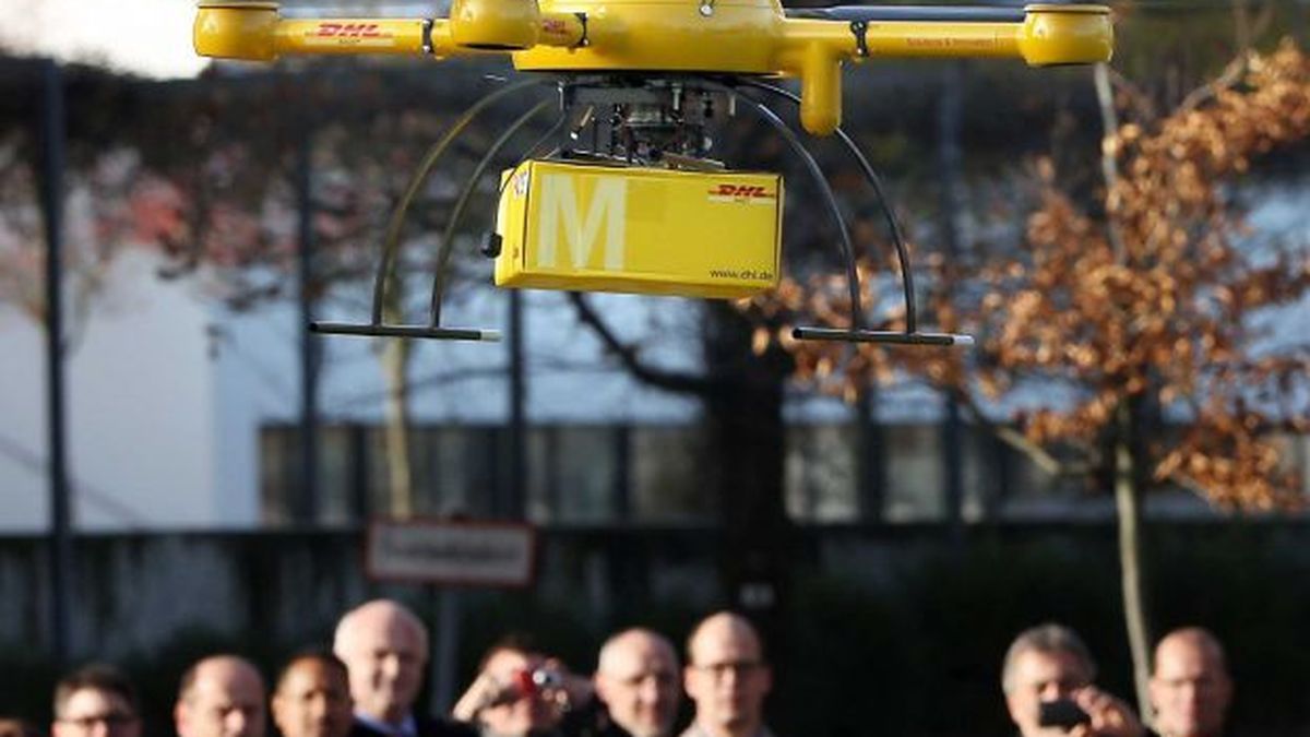 La alemana DHL corrobora a Amazon con la primera entrega mediante 'drones'