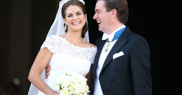 Foto: La princesa Magdalena y Chris O'Neill el día de su boda. (Getty Images)