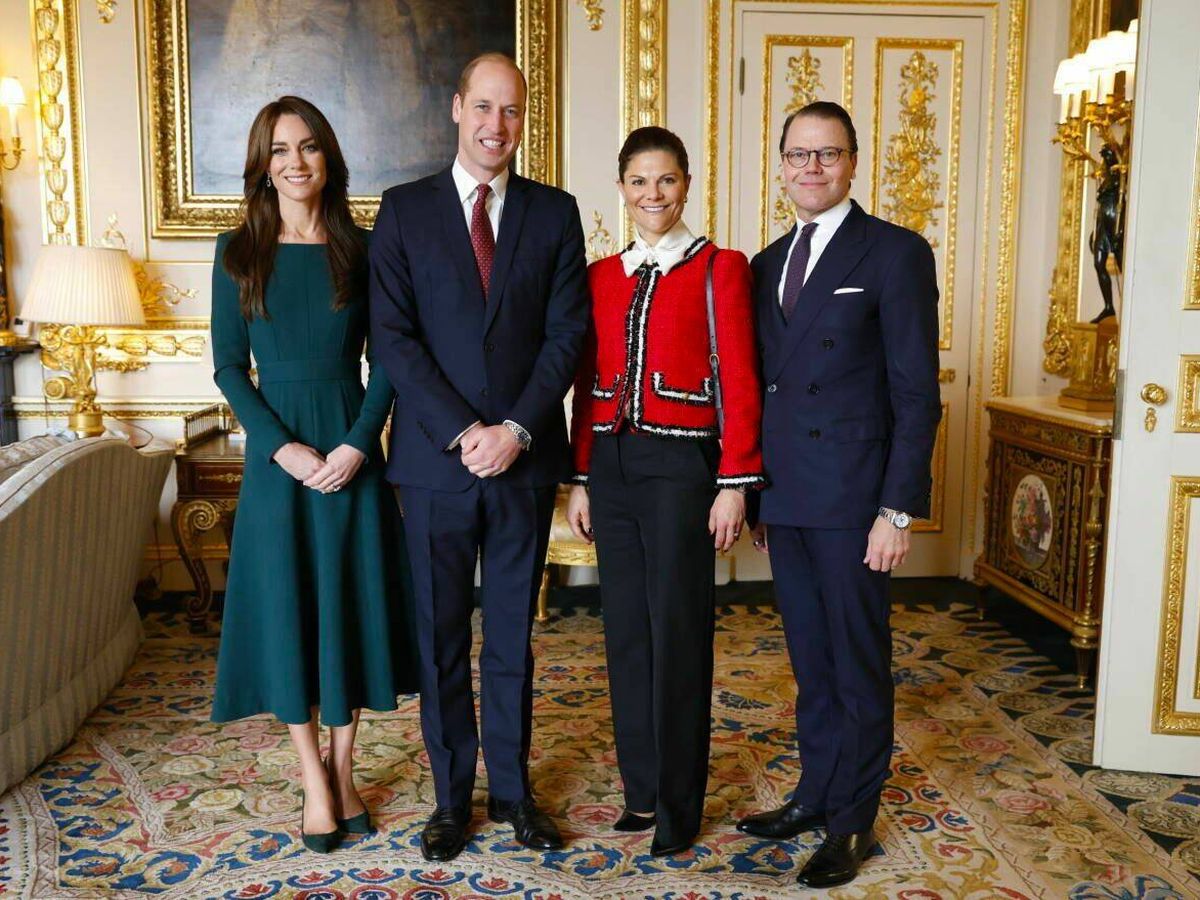 Foto: Los príncipes de Gales junto a los de Suecia. (Kensington Royal)