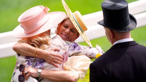 El abrazo de Zara Tindall a lady Gabriella Windsor tras enviudar hace 4 meses y el broche histórico de Camila marcan el primer día de Ascot