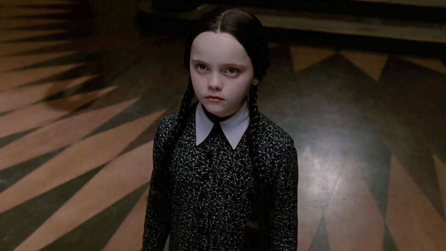El personaje de Miércoles en 'La familia Addams', la película de 1991. (HBO Max)