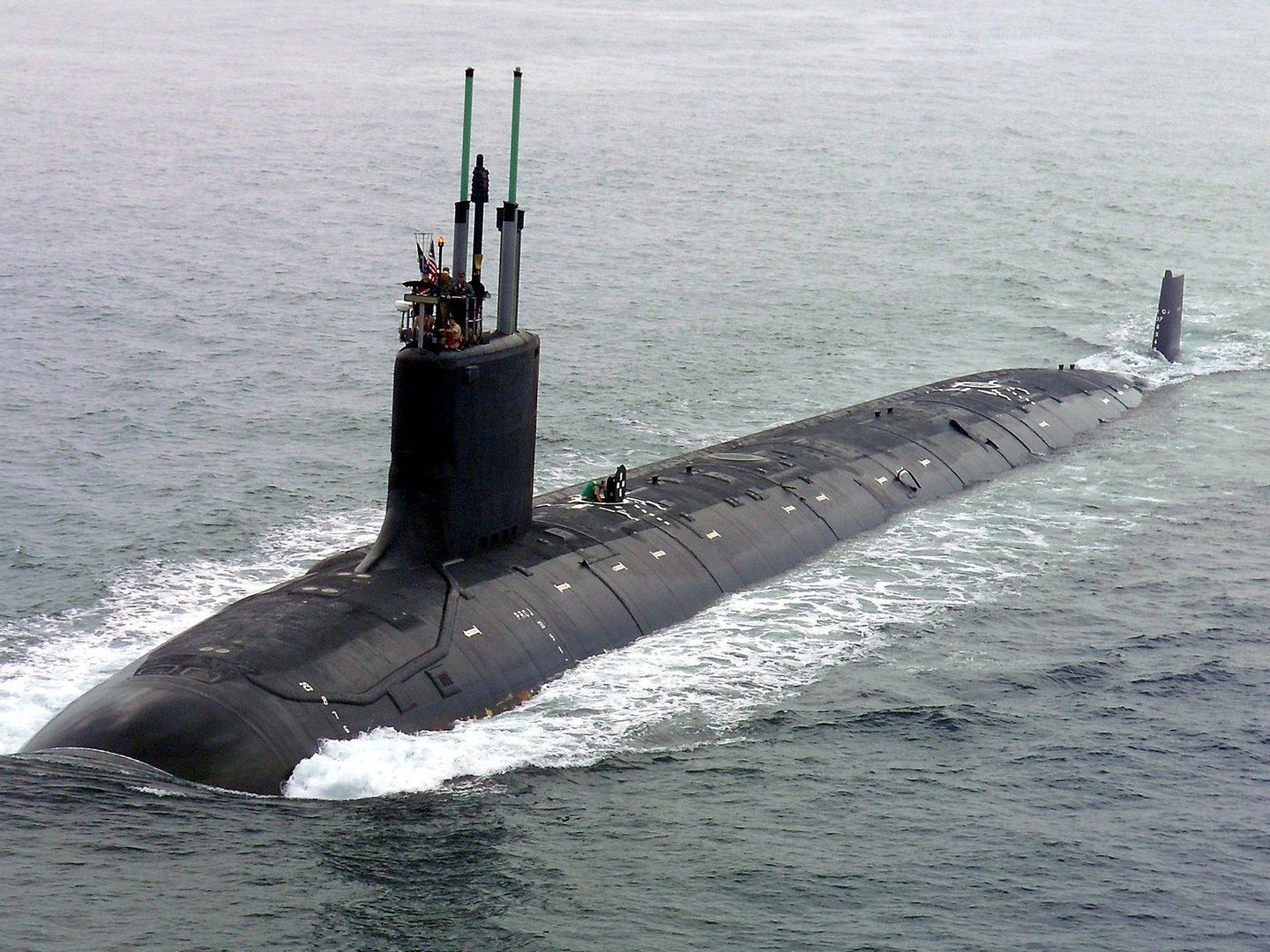 Submarino de ataque USS Virginia (SSN 774). (US Navy)