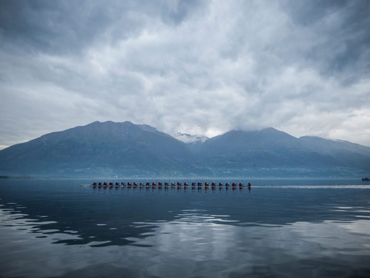 Foto: El lago Maggiore, en Locarno. (EFE/Samuel Golay)