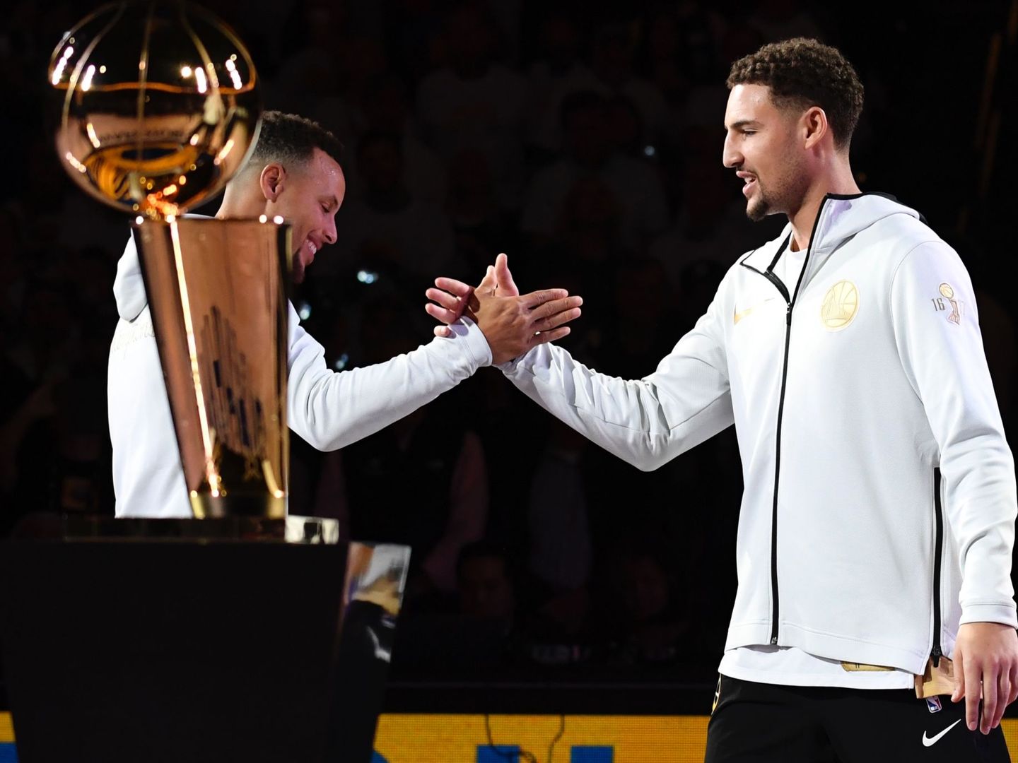 Los 'Splash Brothers', una de las mejores parejas exteriores de la NBA. (REUTERS)