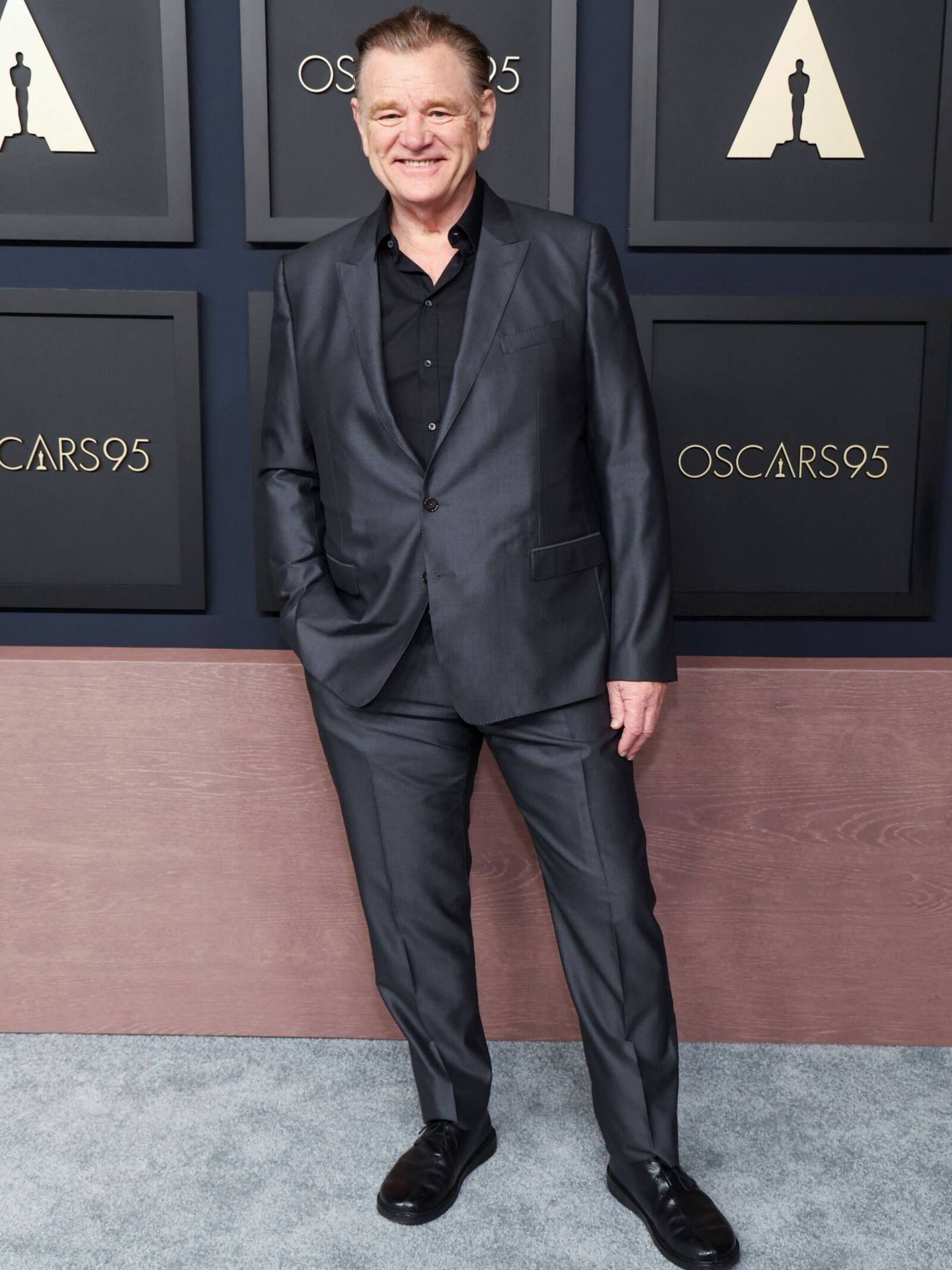 Brendan Gleeson, en el almuerzo de los nominados a los Premios Oscar de 2023. (Reuters/Mario Anzuoni)