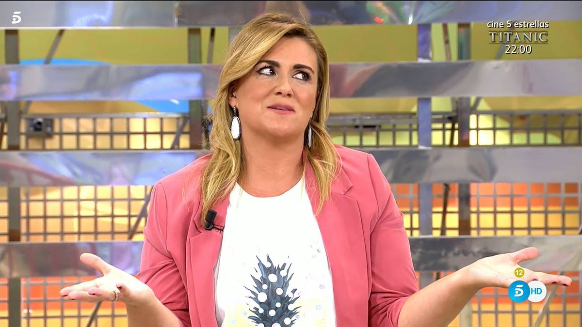 Carlota Corredera brota en 'Sálvame' contra Miguel Bosé por tratarla "como una mierda" en una entrevista