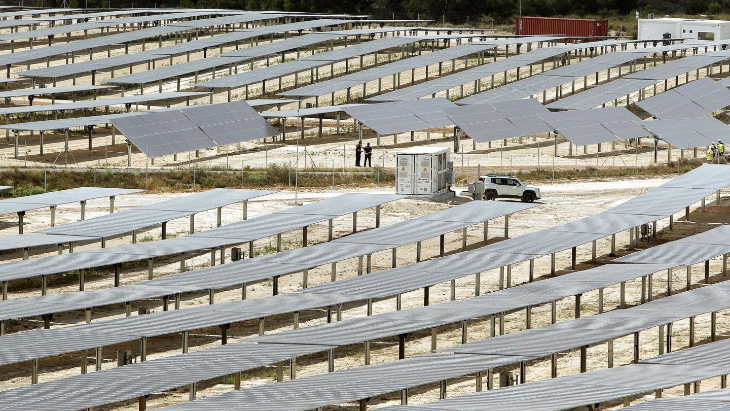 Planta fotovoltaica en la Comunidad Valenciana. (EFE)