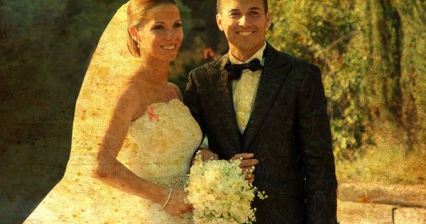 Foto: Pedro y Carolina el día de su boda. (Vanitatis)