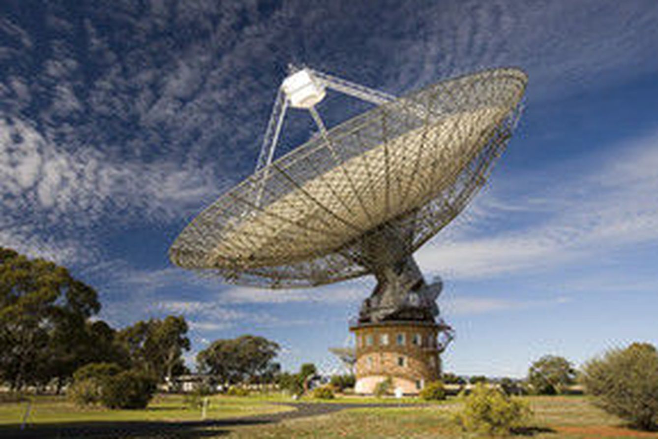 Radiotelescopio Parkes en Australia. / CSIRO