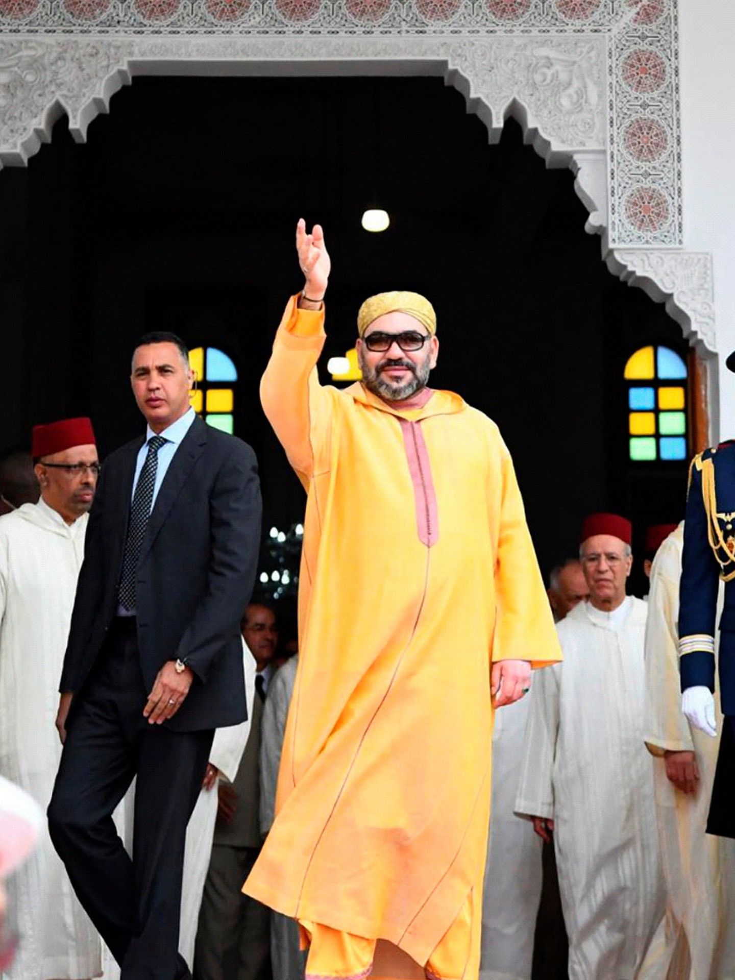 Mohamed VI, en una de sus últimas apariciones públicas. (Reuters)