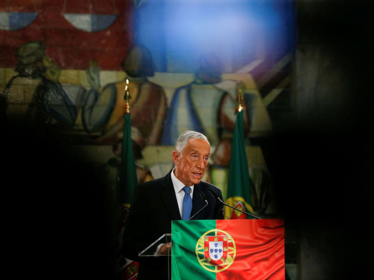 Foto: El presidente portugués, Marcelo Rebelo de Sousa. (Reuters/Pedro Nunes)