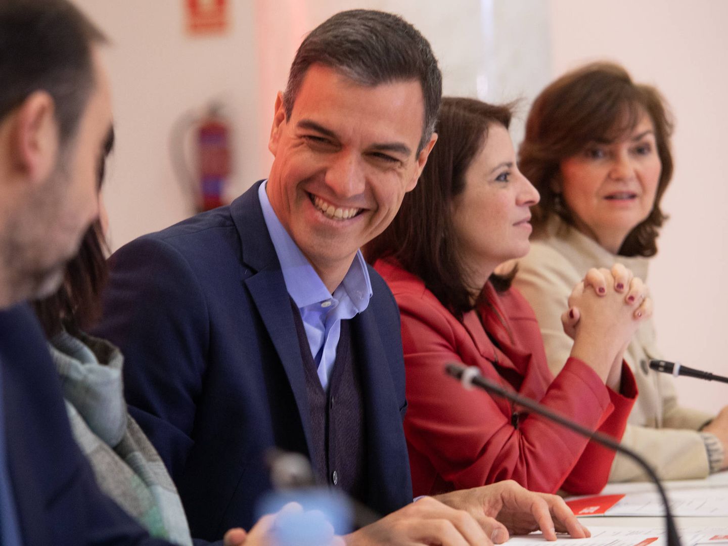Reunión de la ejecutiva federal del PSOE. (Foto: Inma Mesa/PSOE)