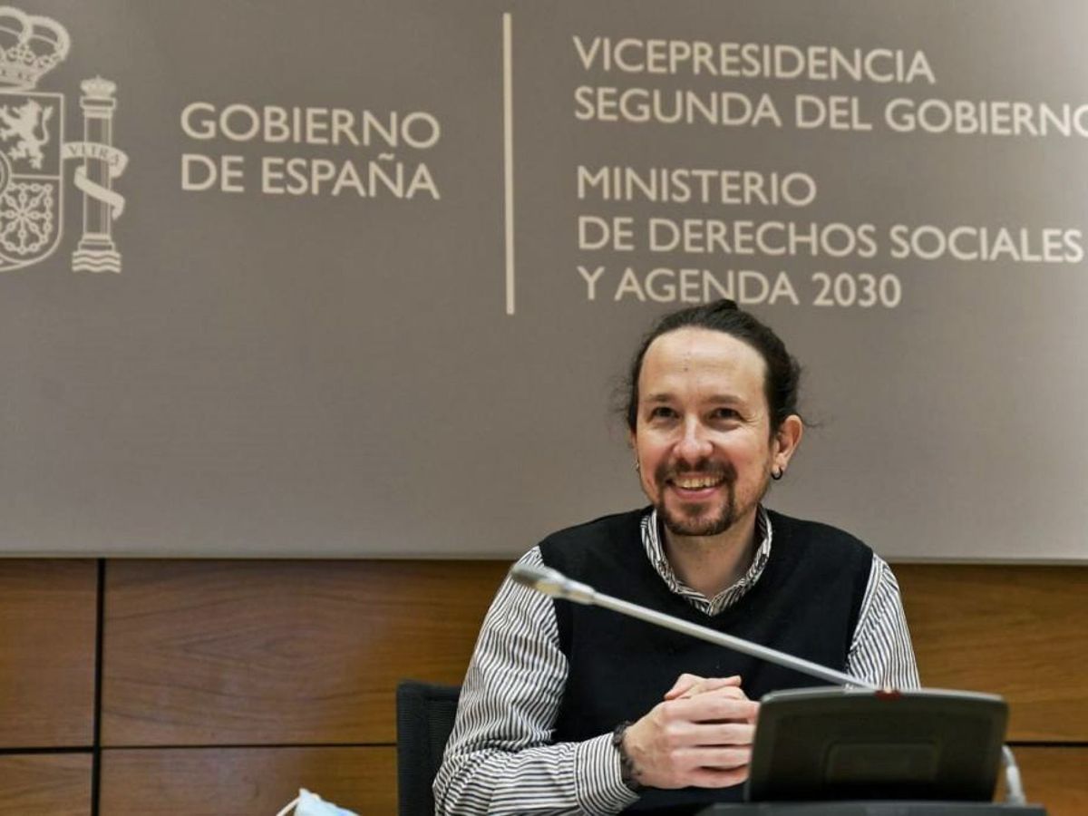 Foto:  El vicepresidente segundo de Derechos Sociales y Agenda 2030, Pablo Iglesias. (EFE)