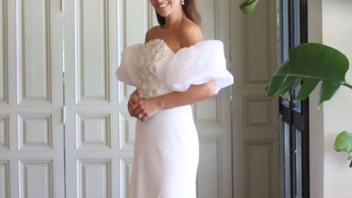El vestido de Paula Echevarría para el bautizo de su hijo: blanco, a medida y 'made in Spain'