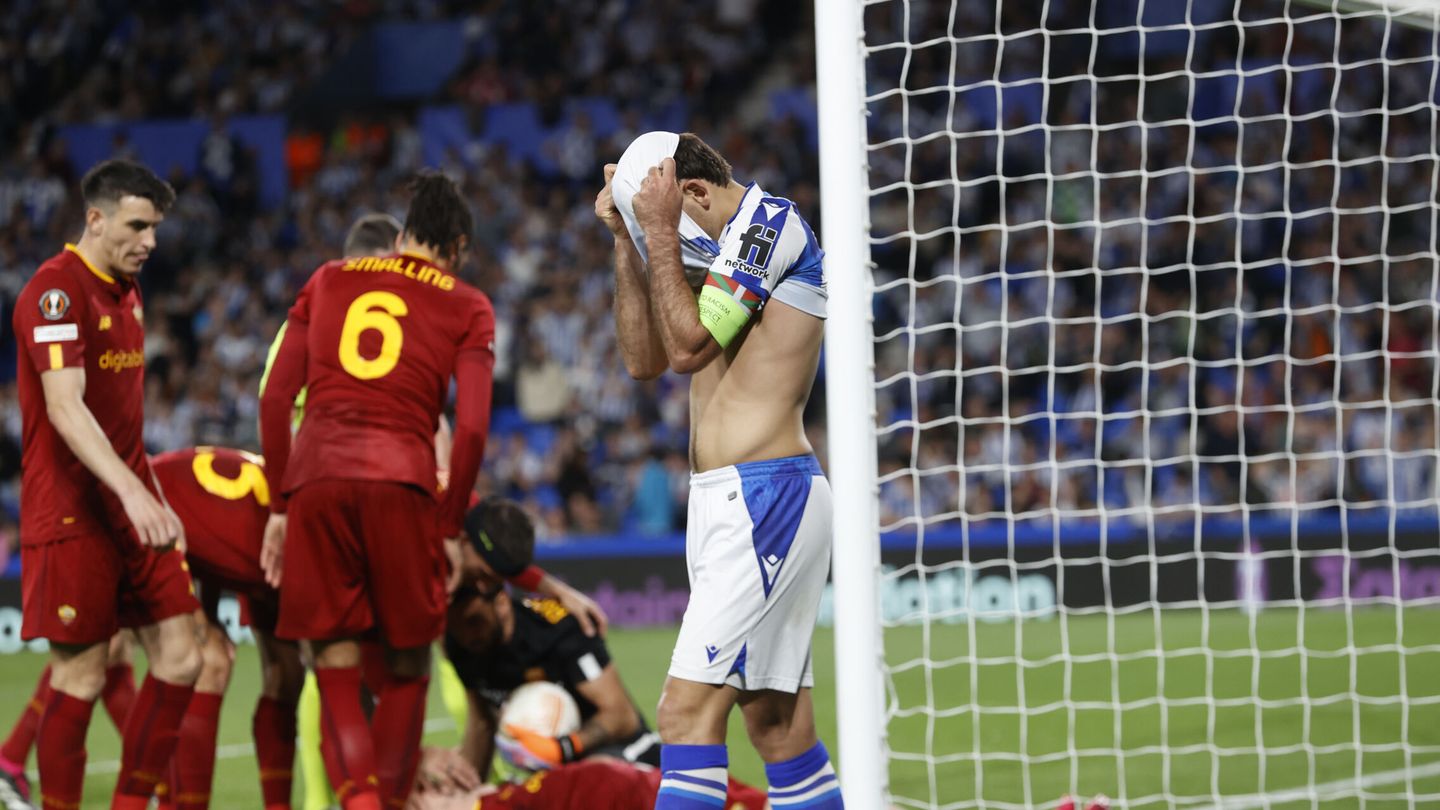 La Real Sociedad rozó el gol que nunca llegó. (EFE/Juanjo Martín)
