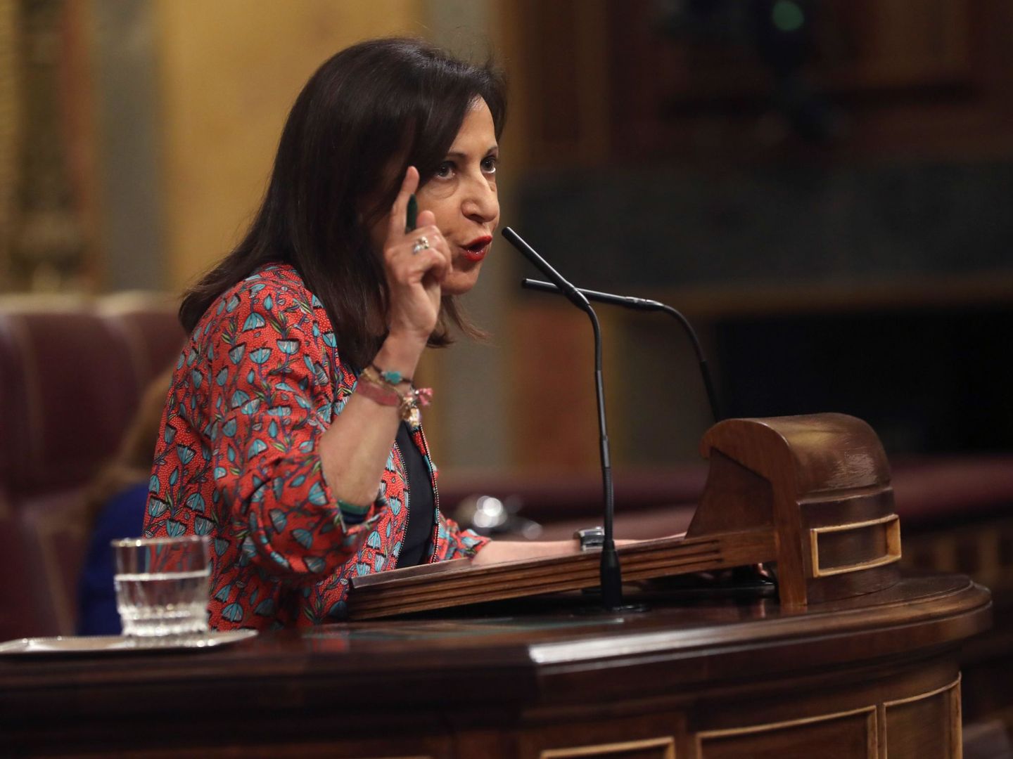Margarita Robles, durantela moción de censura | EFE 
