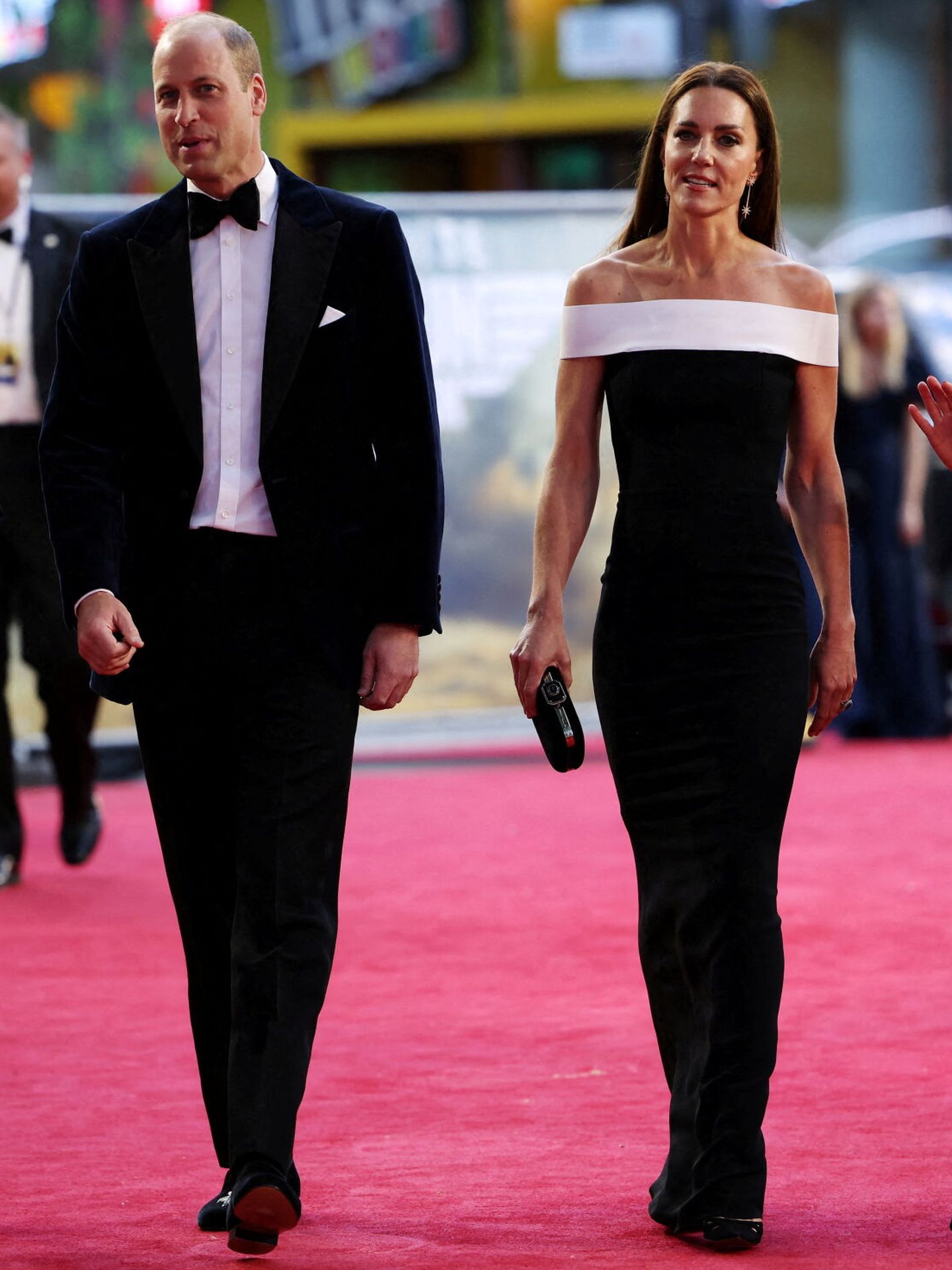 Guillermo y Kate, en el estreno de 'Top Gun'. (Reuters/Dan Kitwood)