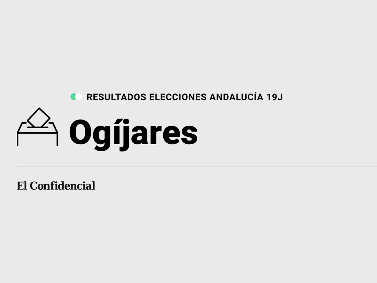 Foto: Resultados en Ogíjares, Granada, de las elecciones de Andalucía 2022 este 19-J (C.C./Diseño EC)