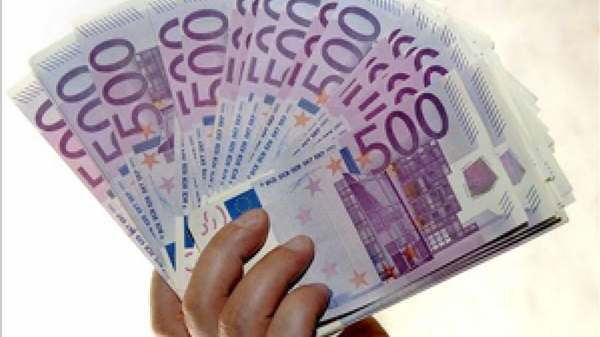 El número de billetes de 500 euros en circulación bajó a 110 millones en junio