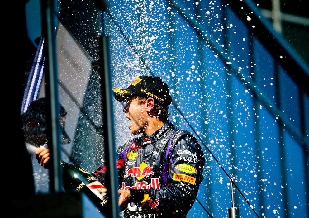 Foto: Sebastian Vettel celebrando su victoria en el pasado GP de Alemania