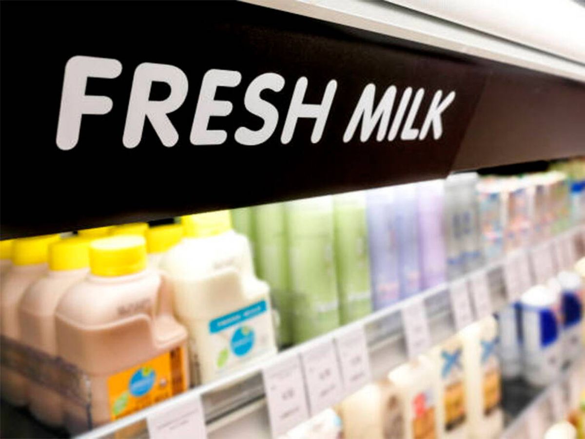 Foto: Una estadounidense hace la compra en un supermercado español y se asombra por lo que ve en la sección de leche (iStock)