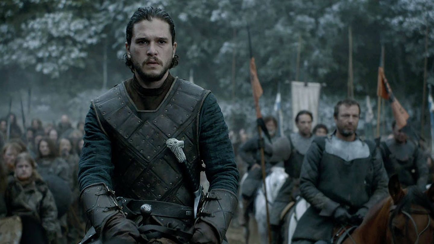 Jon Snow en 'La Batalla de los Bastardos'. (HBO)