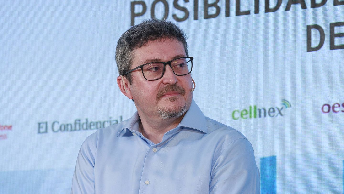 José Antonio Rodríguez, manager de Redes Privadas 5G e IoT de Vodafone Business, durante el coloquio.