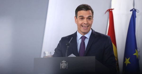 Foto: Pedro Sánchez en su última rueda de prensa de 2018. (Reuters)