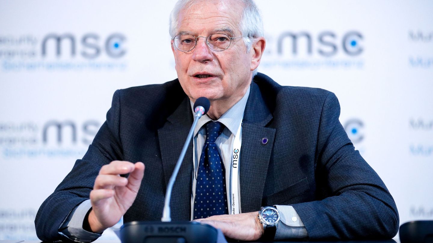 El ministro de Exteriores, Josep Borrell, el pasado 16 de febrero en Múnich. (EFE)