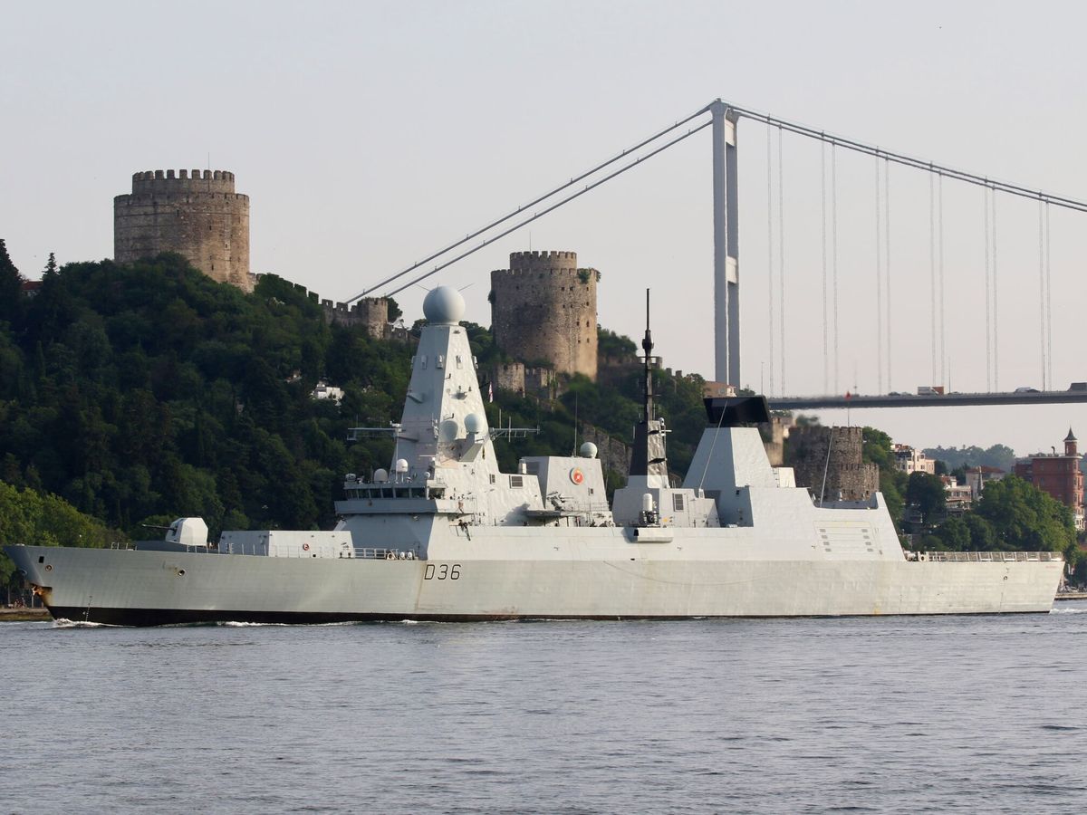 Foto: El destructor británico HMS 'Defender'. (Reuters)