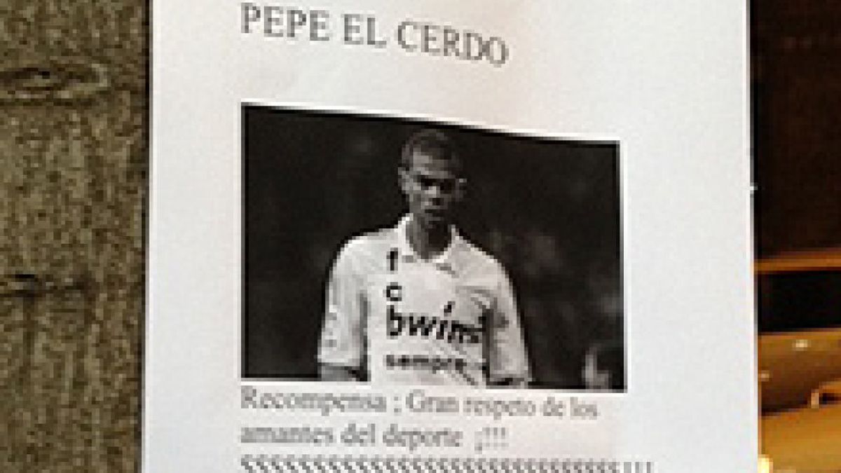 Pepe, recibido en el Camp Nou al grito de "asesino, asesino"