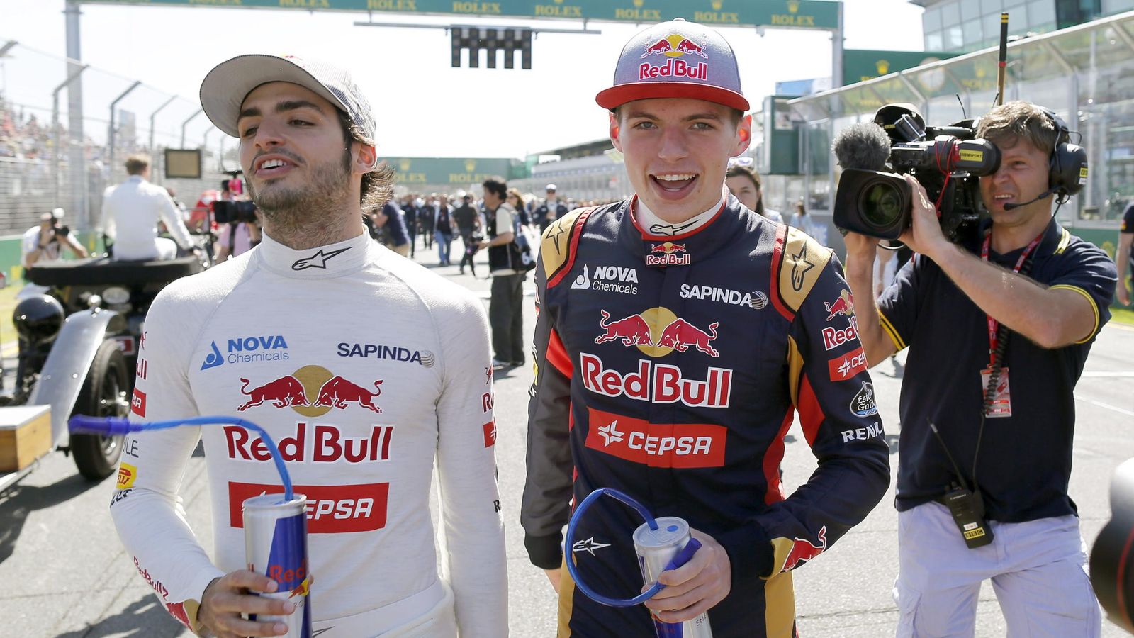 Foto: Verstappen podría impedir la llegada de Sainz a Red Bull. (EFE)