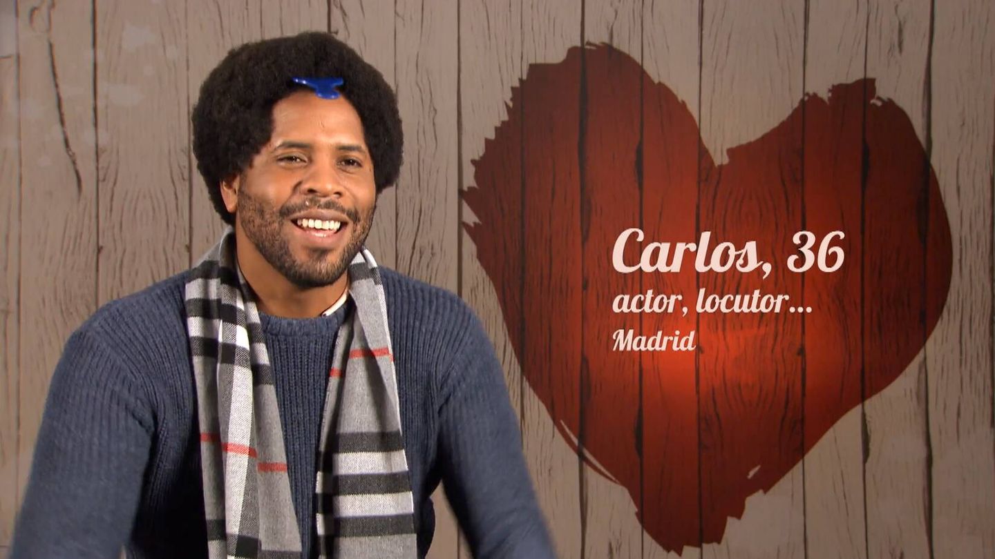 Carlos, en 'First Dates'. (Mediaset)