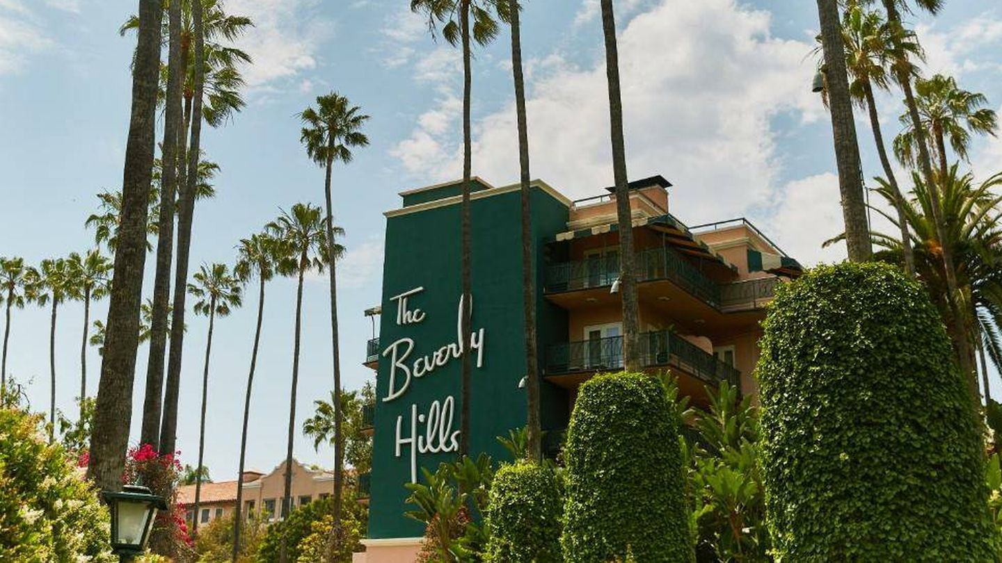 El exterior del Beverly Hills Hotel. (Booking.com)