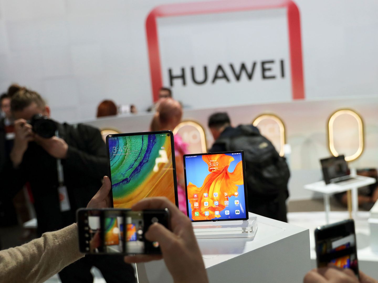 Evento de Huawei en Barcelona. (Reuters)