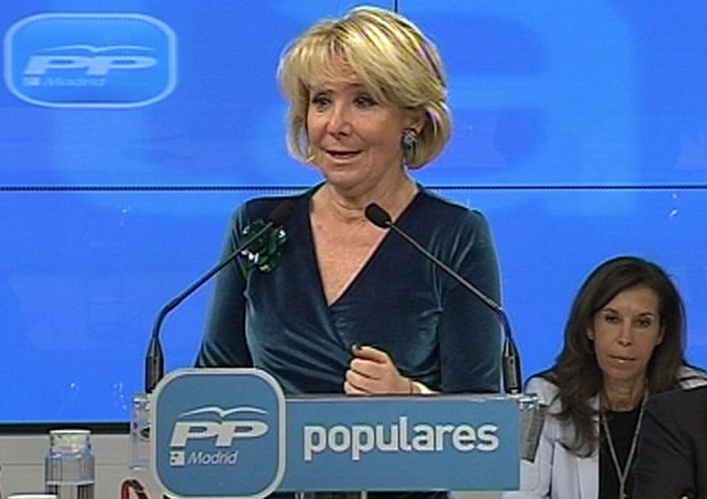 Foto: La presidenta del PP de Madrid, Esperanza Aguirre (EFE)
