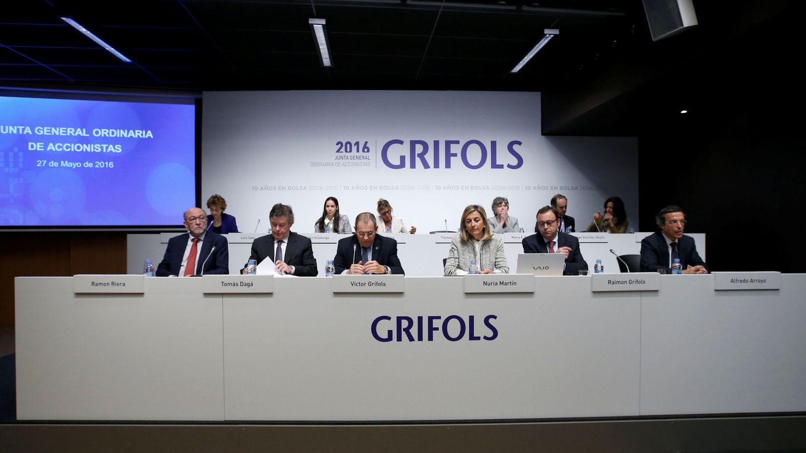 Foto: Junta de accionistas de Grifols. (Reuters)