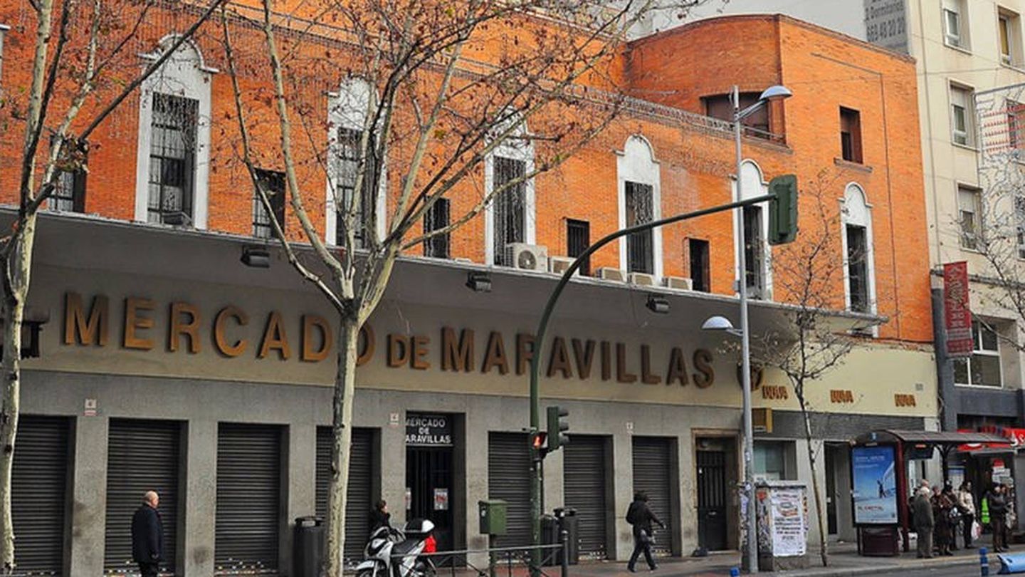 Mercado de Maravillas en Bravo Murillo, Madrid. 