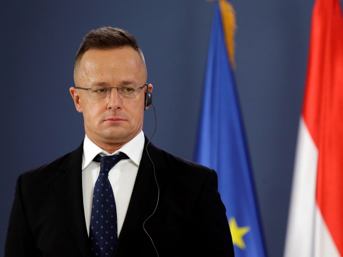 Foto: El ministro de Exteriores húngaro, Peter Szijjártó. (EFE/ Andrej Cukic)