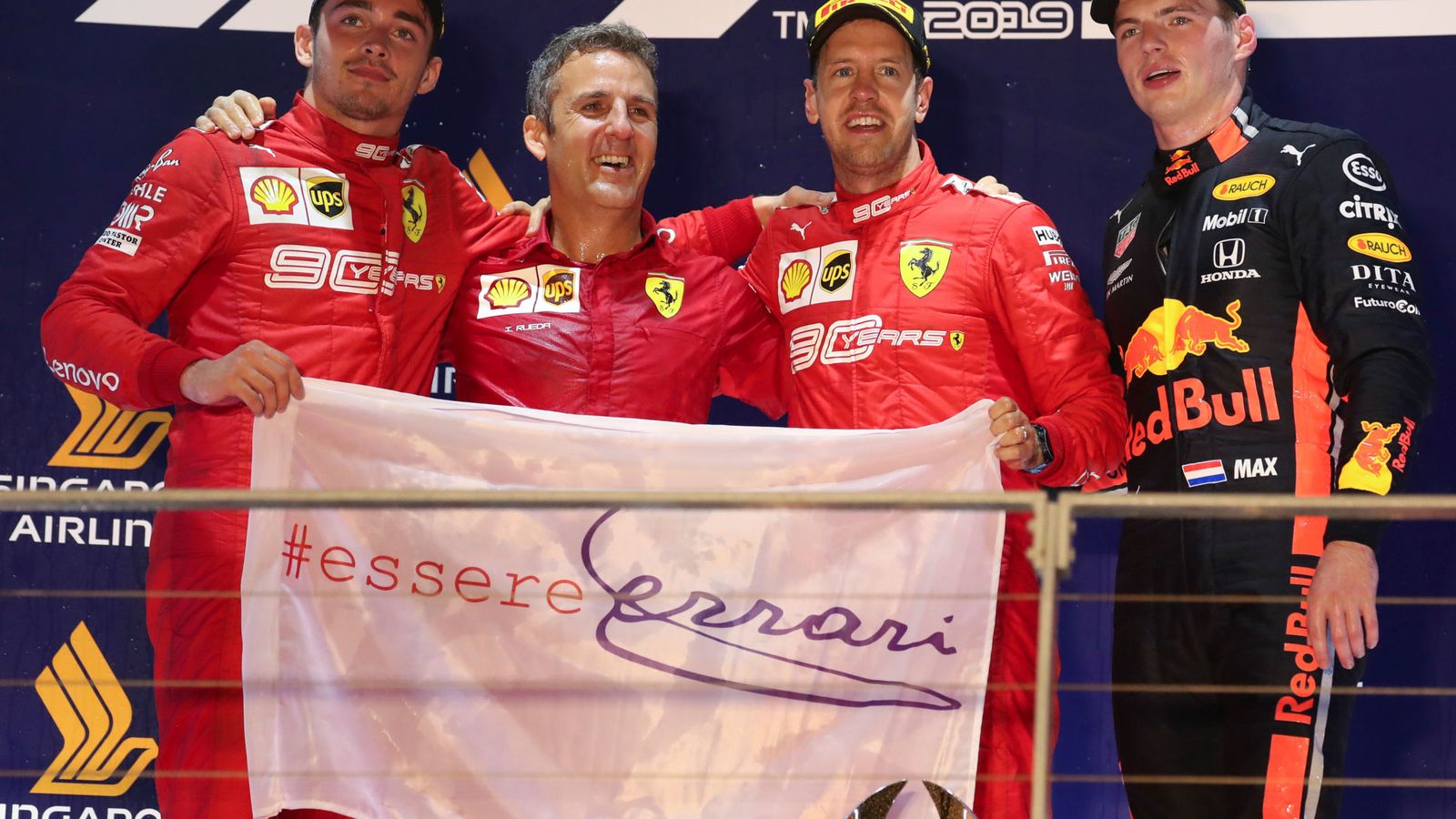 Foto: El ingeniero español estuvo presente en el podio del Gran Premio de Singapur. (Reuters)