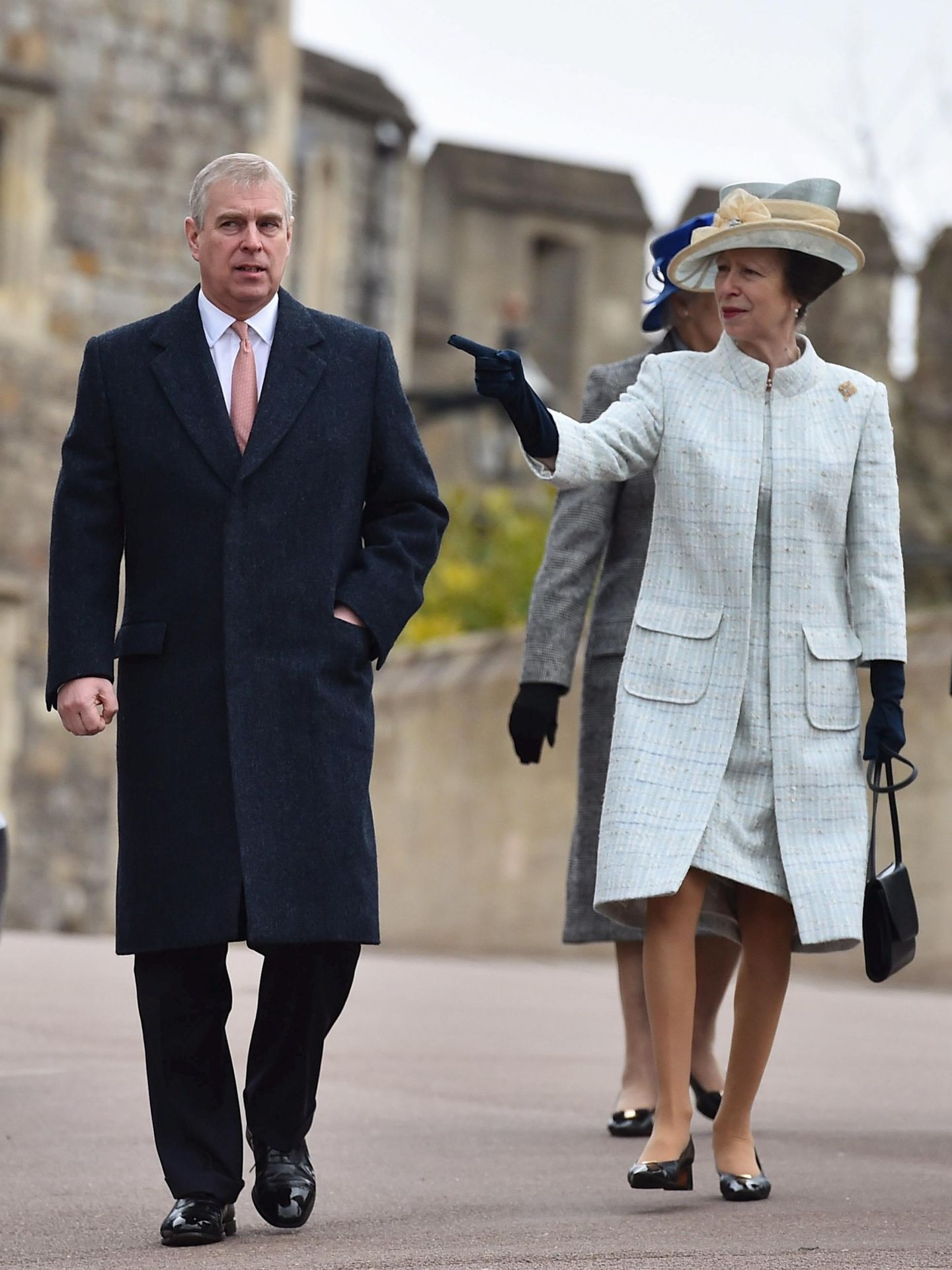 El príncipe Andrés y la princesa Ana, en una imagen de archivo. (Reuters)