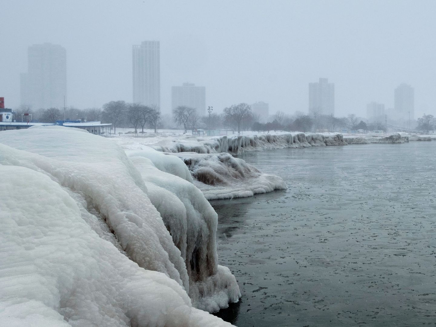 Frñio polar en Chicago. (Reuters)