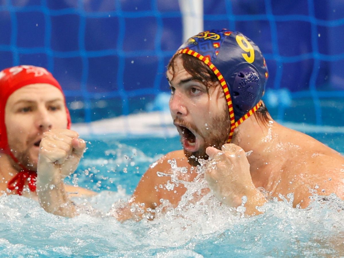 Foto: Semifinal España - Serbia, waterpolo masculino. (EFE)