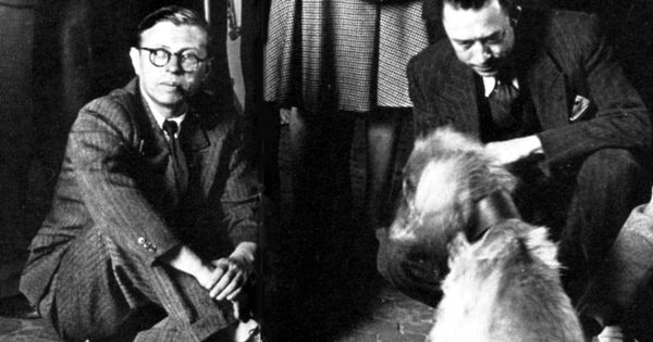 Foto: Sartre y Camus