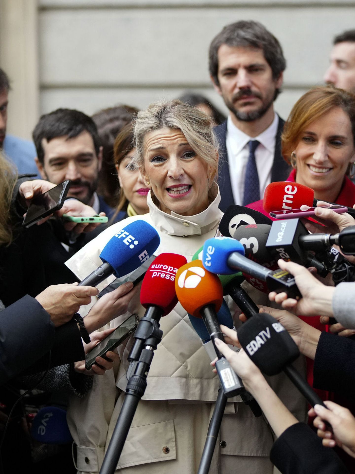La ministra de Trabajo, Yolanda Díaz. (EFE/Borja Sánchez-trillo)